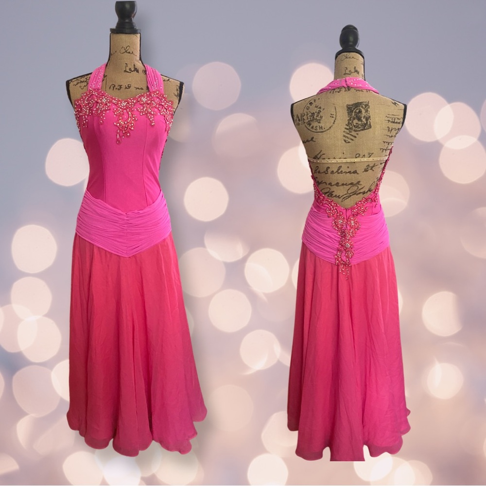 Smooth ballroom dance dress